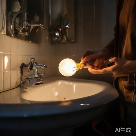 马桶灯坏了，需检查更换