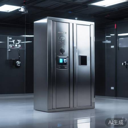 指纹密码双重锁保险柜