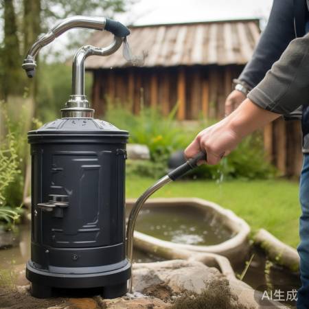 柴火灶专用抽水泵,户外做饭好帮