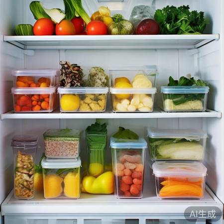 冰箱分类收纳保鲜食物