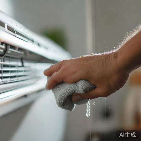 空调停机后擦风口，友谊呵护长新