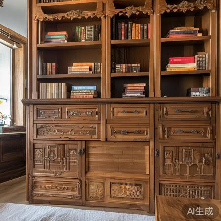 书柜设计，个性与实用并重