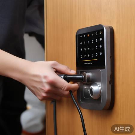 智能锁连接电源安装