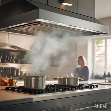 无噪音油烟机,吸力强,静音享受