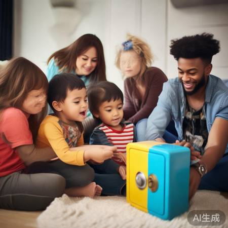 “多功能儿童保险柜玩具”