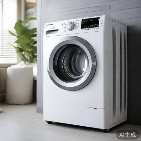 松下洗衣机，简约大方