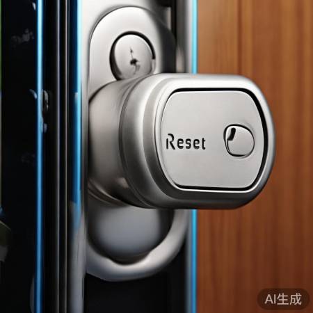 找到指纹锁重置键