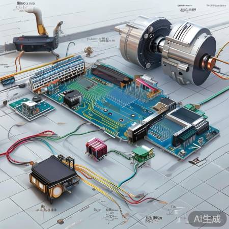 “驱动电路控制电机转速与方向”