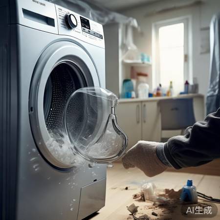 洗衣机E1故障，检查排水泵。