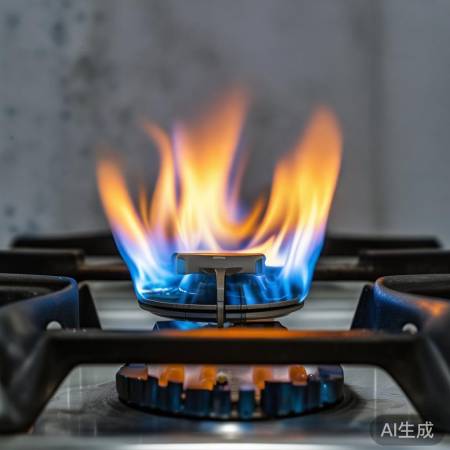 燃气灶点火瞬间，科学原理展现