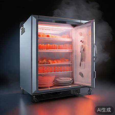 消毒柜高温杀菌,电流保障温度