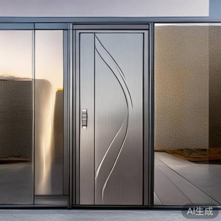 别墅顶楼防盗门设计效果图