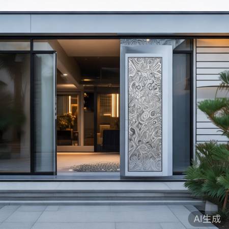 旋转门图案变魔术