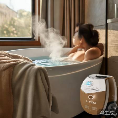 周末洗澡，创维热水器舒适体验