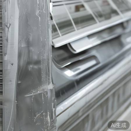 检查空调外壳无划痕