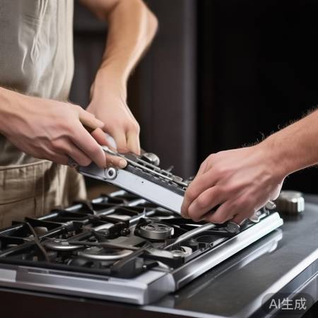 燃气灶封门拆卸,简单易学。