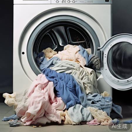 衣物分布不均致洗衣机振动大