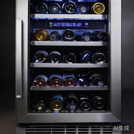 智能红酒柜，温控佳，操作便捷。