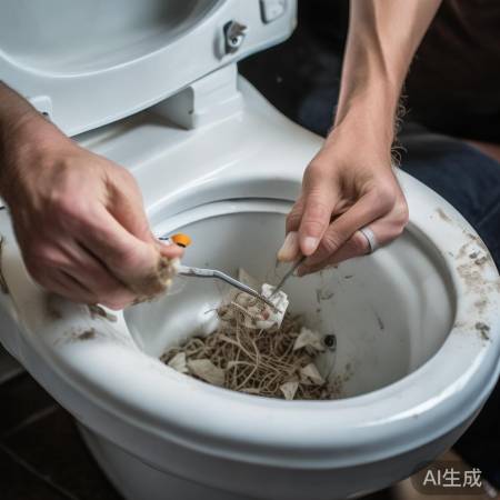 检查并清理马桶水泵