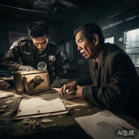 保险柜失窃,警方严密调查