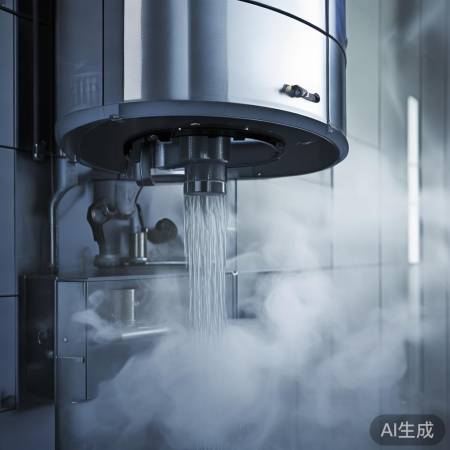 壁挂炉排水完毕，阀门关闭