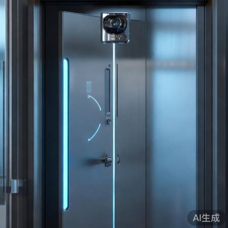 人脸识别锁，科技门禁，安全便捷