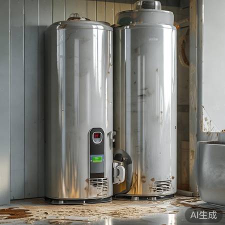 清洁热水器，活力四溢