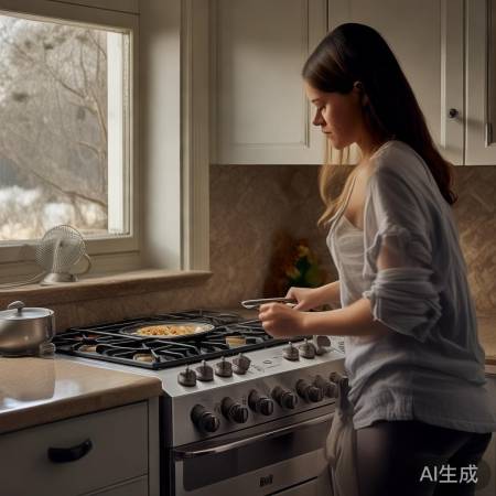 “使用燃气灶，通风关阀防泄漏”