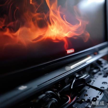 电视故障，红灯闪烁