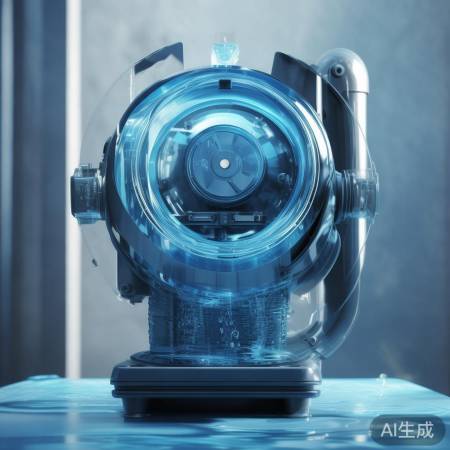 热水器水泵似水车旋转水流