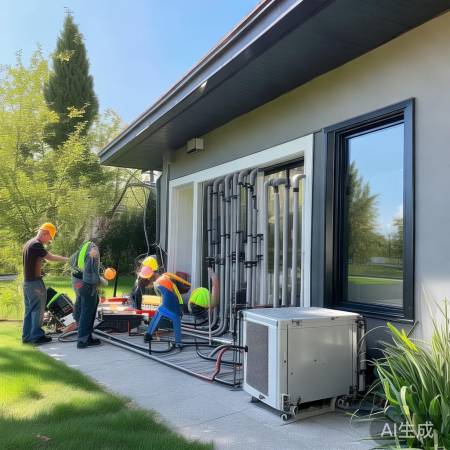 室外通风干燥安装空气能热水器