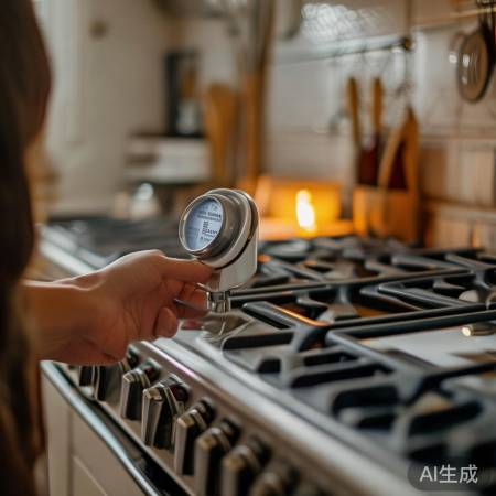 燃气压力不足，检查燃气表。