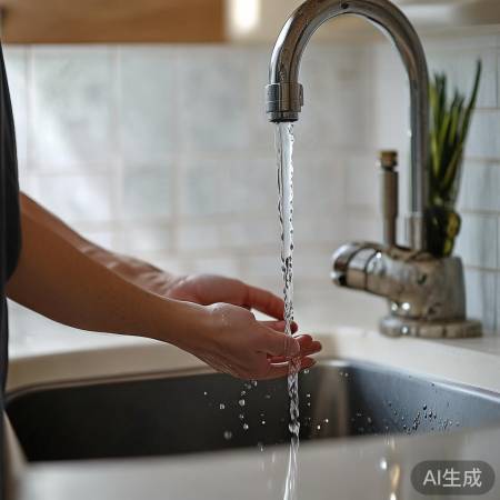 关闭水龙头,防积水滋生细菌