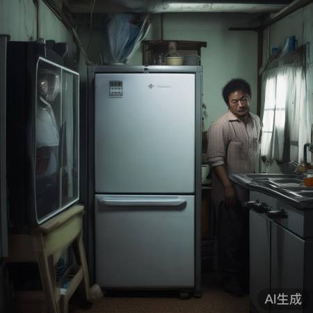 父亲藏子冰箱惊日本