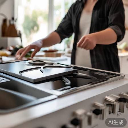 灶台操作自如,量身定制家具