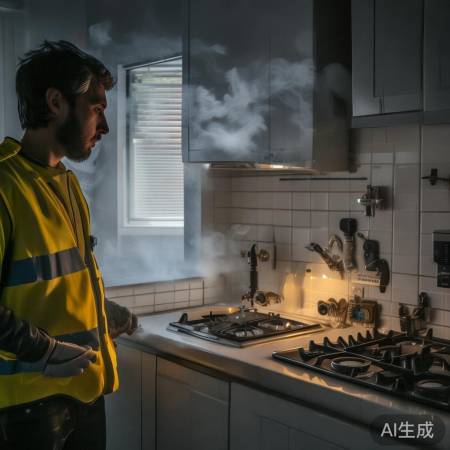 闻到臭鸡蛋味,关阀通风,勿用电