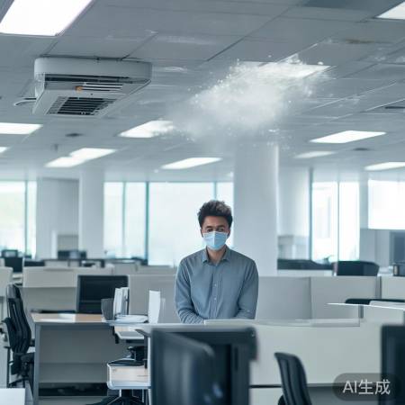空调过敏，戴口罩防护