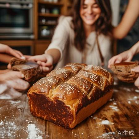 “肉松面包简易教程,自制满足感