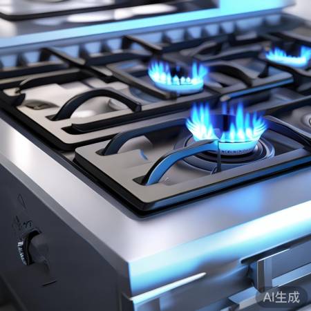 商用双灶燃气灶安全防护全面