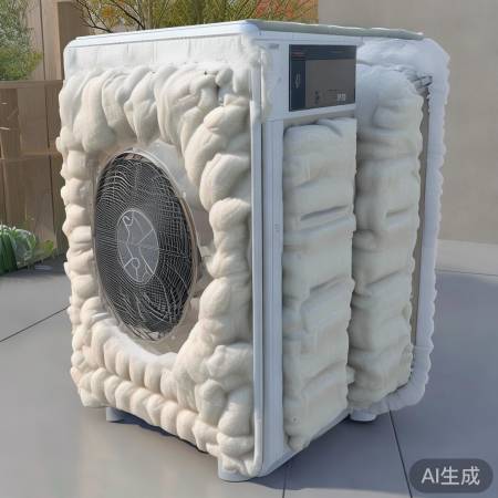 “空气能设备穿隔音罩”
