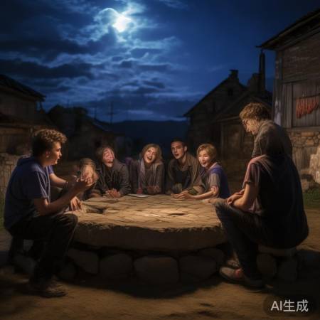 年轻时光,静谧村夜