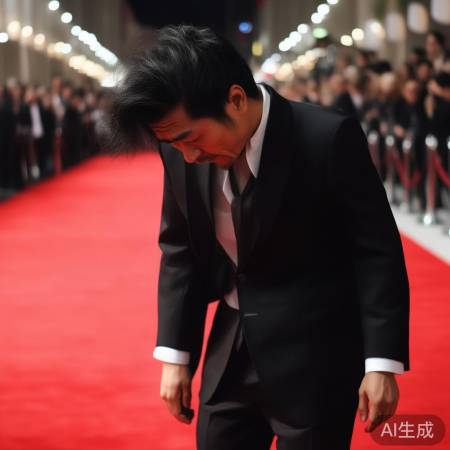 明星走红毯不易，于和伟显疲惫