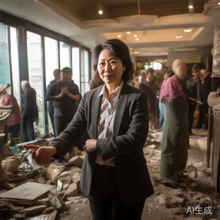 酒店服务员地震中冷静应对