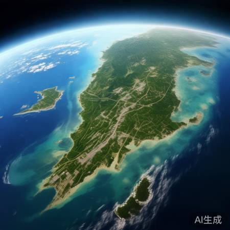太空视角震撼台湾