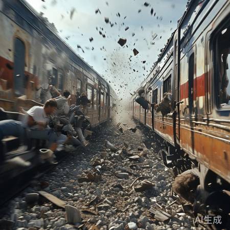 高速列车相撞,人员伤亡惨重