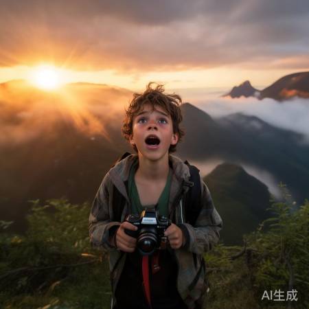 成都游客夜拍意外发现大山